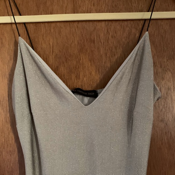 Midi, Ombré colored, sparkly dress - Picture 4 of 7